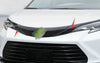 Toyota Sienna ABS Black 2 x Pieces Grilles Logo Cover Trim (2021-2023)