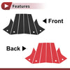 Ford Mach-E 2021-2022 Black Trim Door Pillar Window Trim