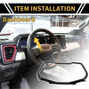Chevy Colorado (2023-2024) Carbon Fiber Dashboard Meter Panel Frame Cover