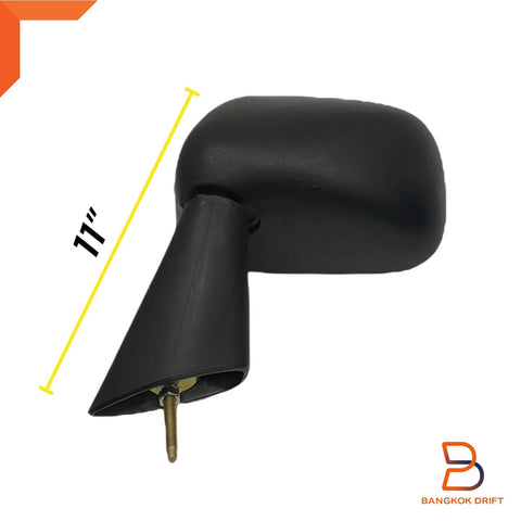 Toyota Hilux Ute Black Fender Side Door Wing Mirrors (72-83)