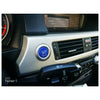 BMW E81 E87 E90 E91 E92 Gloss Blue Start Stop Engine Button Cover (2006-2013)