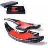 Mustang 2 x Black Carbon Fiber Shift Paddle Extensions (2015-2023)