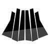 Jeep Cherokee 6pc Matt Black Window Pillar Posts Cover Trim (2014-2023)