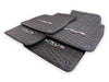 Lamborghini URUS 2018-2024 Black with Red Stitching Leather Floor Mats