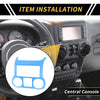 Jeep Wrangler JK JKU Central Console Dashboard Cover Trim (2007-2018)