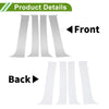 Chevy Silverado Silver Tone 4 Pcs Door Pillar Window Trim (2007 - 2013)