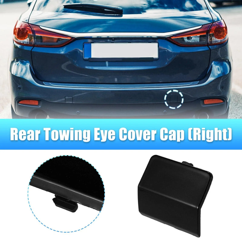 Mazda 6 Black Rear Bumper Tow Hook Cover (2013-2018)