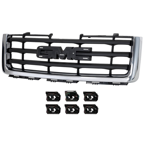 Grille Assembly For 2007-2013 GMC Sierra 1500 Chrome