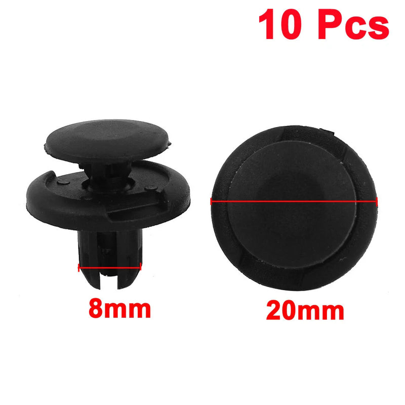Honda Bumper Fender 10 x 8mm Plastic Rivet Clips (2001-2023)