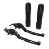 Honda CB1100 CB1300 Black Extendable Brake Clutch Lever Grip Set (2013-2023)