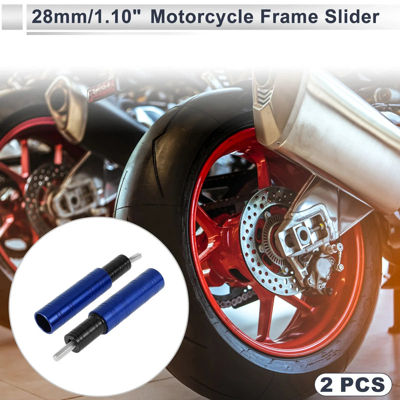 Motorcycle 10.5mm Aluminum Alloy Slider Frame Bolt 2 x
