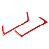 Honda S2000 Red Door Storage Air Vent Outlet Cover Trim (2004-2009)