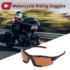 Motorcycle Riding Goggles Brown Lens Brown Frame Triacetyl Cellulose
