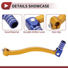 Kayo T6 Gold Tone Blue Foldable Gear Shifter Lever