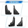 Toyota RAV4 2019-2023 Black Front Rear Splash Guards Mud Flaps