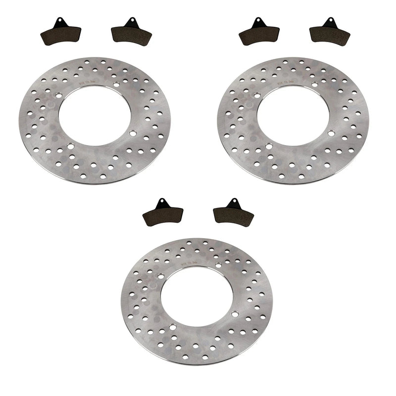 Arctic Cat 300 Utility 2 x Front Rear Brake Rotors (1998–2004)