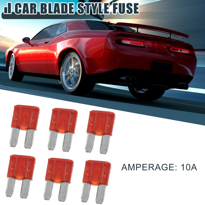 Boat Truck RV Camper Motorcycle 6pcs / 10A / Car Mini Blade Fuses