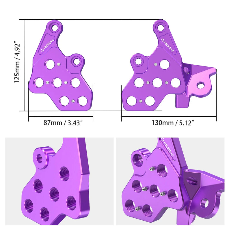 Segway X160 X260 Footpeg Rest Pedals (2020-2023)