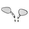 Harley Softail Deluxe FLSTN Black 8mm Rear View Mirrors (2005-2017)