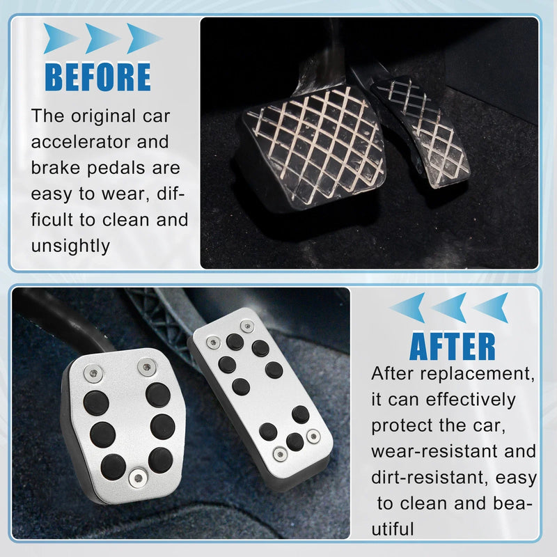Ford Focus 3 x Accelerator & Brake Pedal Covers (2012-2018)
