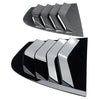 E90 3 Series Sedan 2x Window Louver Shutter Cover Carbon Look (2005–2013)