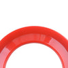 Jeep Wrangler JK 2 x Red A Pillar Speaker Cover Rings (2008-2014)