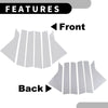 Chevrolet Impala 6 x Car Pillar Window Trim Cover Chrome Silver Tone (14-20)