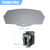 Motorcycle 28cm Windshield Gray Lens Windshield Extension