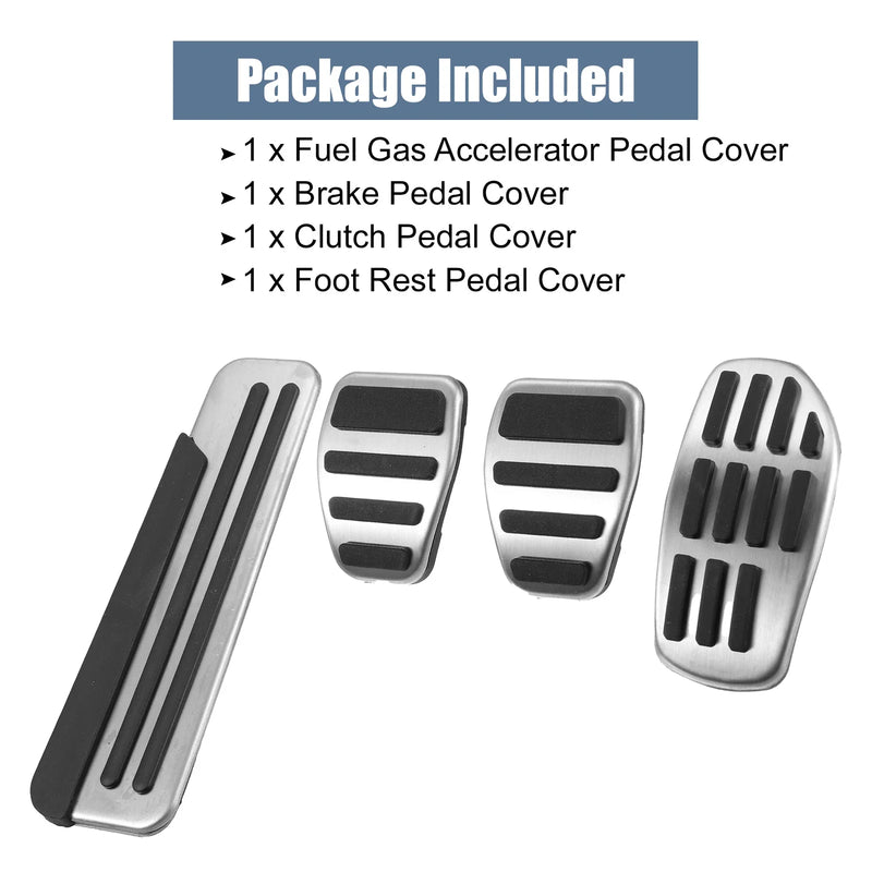 Nissan Qashqai J11 4pcs Accelerator & Brake Pedal Covers (2016)