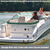 3 Bow 4 Bow Boat Bimini Top Storage Boot 73-78 in
