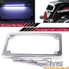 Harley Sportster 883 Chrome License Plate Frame w/LED Light