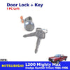 Door Lock Safety Key Set Left Fits Mitsubishi L200 Triton Pickup UTE 1986-96 D08