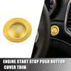 Jeep Cherokee & Dodge Gold Tone Engine Start Stop Button Cover Trim Kit