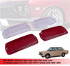 Nissan Datsun Fairlady 510 120Y 240Z Red Clear Side Marker Lights (1968-1978)