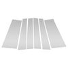Chrysler Pacifica (2017 - 2021) Silver Tone 6 x Door Pillar Window Trim