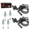 Honda Shadow Sabre 1100 VT1100C2 Ignition Coil Spark Plug + Cap (2000-2007)
