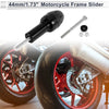 10mm Aluminum Alloy Plastic Motorcycle Slider Frame Bolt 1 x Black