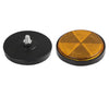 Motorcycle 4 x 6mm Plastic Screw Mount Reflective Motorcycle Reflector