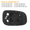 Volvo C30 C70 S40 S60 S80 Left Side Mirror Glass with Backing (2007-2013)