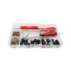 Auto Tire Repair 40pcs Copper Valve Core Dual Head Remover