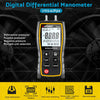 Handheld Digital Differential Manometer Air Gas Pressure Gauge ±103.42KPA