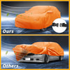 Toyota Crown Waterproof Car Cover (210D-PU, Orange)