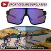 Motorcycle Riding Goggles Purple Black with Blue and Red Dots UV400