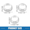 Jeep Wrangler JL JLU 2018-2022 Silver Tone Air Conditioner Knobs (Set of 3)
