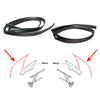 Honda Fit / Jazz GD1 / GD3 / GD4 2001-2008 Front Door Window Glass Run Channel Set