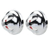 T100, Scrambler 900 Silver Turn Signal Light Covers (2002-2014)