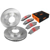 Mitsubishi Triton ML MN MQ Front Disc Brake Rotors and Pads Set (2007-2018)