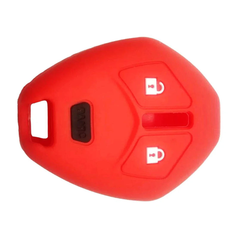 Mitsubishi Outlander Mirage Lancer Red Silicone Smart Key Case Cover (2013-2023)