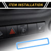 Jeep Wrangler JK (2011-2017) Light Blue Emergency Light Switch Panel Trim