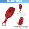 BMW 4 x Button Key Fob Case Cover Protector Faux Leather Blue